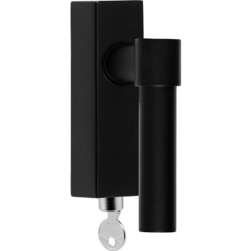 Draaikiepgarnituur Piet Boon ONE PBL20-DKLOCK afsluitbaar mat zwart