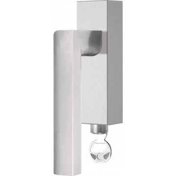 Draaikiepgarnituur Piet Boon TWO PBL23-DKLOCK afsluitbaar rechtsdraaiend mat RVS