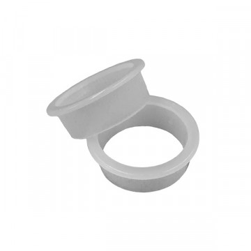 Kunststoff-Führungsring flach weiß