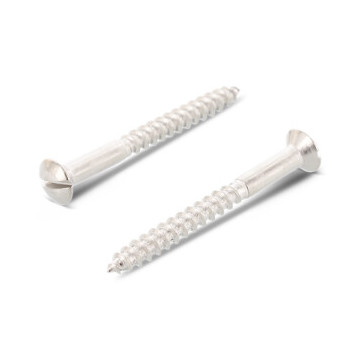 Linsensenk-Holzschrauben mit Schlitz DIN 95 A2 3,0X12 (200 Stück)