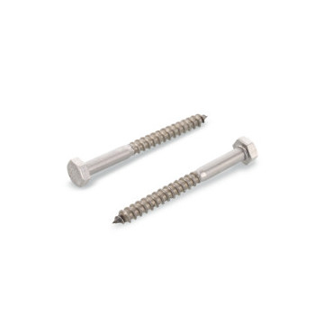 Sechskant-Holzschrauben DIN 571 A4 8X65 (100 Stück)