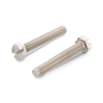 Sechskantschrauben mit Vollgewinde und Schlitz DIN 933 A2 M3X50 SZ (1000 Stück)