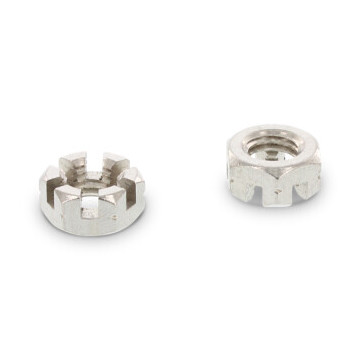 Kronenmuttern, niedrige Form DIN 979 A4 M8 (50 Stück)