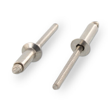 Blindnieten mit Senkkopf und gerilltem Nietdorn ISO 15984 A2/A2 4X8 (500 Stück)