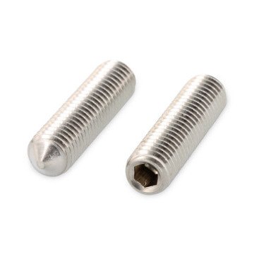 Gewindestifte mit Innensechskant und Spitze ISO 4027 A2 M4X12 (500 Stück) Gewindestifte mit Innensechskant und Spitze ISO 4027 A2 M4X12 (500 Stück)