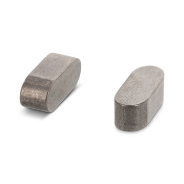 Passfedern, hohe Form, Form A DIN 6885 1.4571 A 12X8X30 (50 Stück)