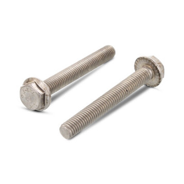 Sechskantschrauben mit Flansch und Sperrverzahnung DIN 6921 A2-70 M10X35/35 (100 Stück)