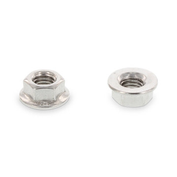 Sechskantmuttern mit Flansch ohne Sperrverzahnung DIN 6923 A2-70 M12 (100 Stück)