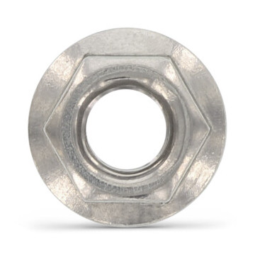 Sechskantmuttern mit Flansch ohne Sperrverzahnung DIN 6923 A4-80 M10 (100 Stück)