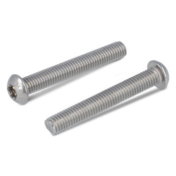 Flachrundkopfschrauben Innensechsrund, Vollgewinde ISO 7380-1 A2 M3X4/4 TX10 (1000 Stück)