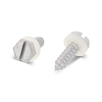 mit Schlitz und Gleitsilberbeschichtung DIN 7976 A2 C 4,8X13 SZ, Polyamidscheibe 10 mm (500 Stück)