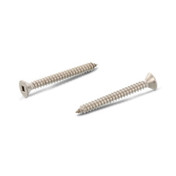 Senk-Blechschrauben mit Innenvierkant DIN 7982 A2 C 4,2X13 V2 (200 Stück)