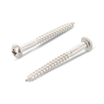 Holzschraube Rundkopf Pozidriv 6,0 x 120 mm DIN 7996 Edelstahl A2-50 PZ3 (100 Stück)