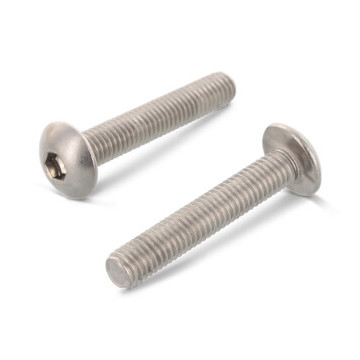 Zaunbauschrauben ähnlich ISO 7380 mit Vollgewinde Art. 9020 A2 M8X45 SW 5,5 (100 Stück)