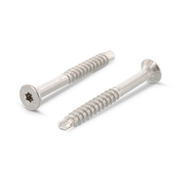 Super-Drill Seko-Holzbauschrauben mit Bohrspitze Art. 9040 A2 4,5X30/21 TX20 (200 Stück)