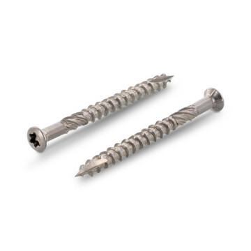 T-Drill Liseko-Terrassenbauschrauben, Schneidkerbe Art. 9043 1.4006 5,0X60/39 TX25 (100 Stück) T-Drill Liseko-Terrassenbauschrauben, Schneidkerbe Art. 9043 1.4006 5,0X60/39 TX25 (100 Stück)