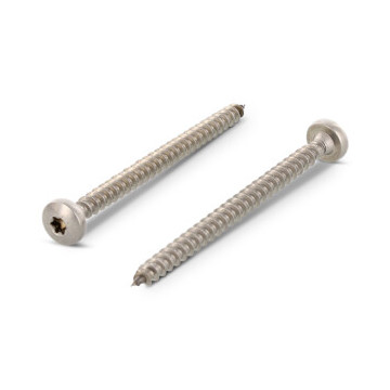 Rundkopf-Holzbauschrauben mit verstärktem Kopf Art. 9045 A4 6,0X40 TX25 (100 Stück)
