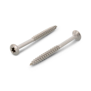 Liseko-Holzbauschrauben mit verstärktem Kopf Art. 9046 A2 6,0X60/36 TX25 (100 Stück)