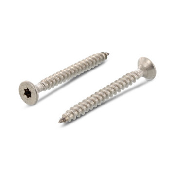 Senkkopf-Holzbauschrauben mit verstärktem Kopf Art. 9047 A4 4,5X40 TX20 (200 Stück)