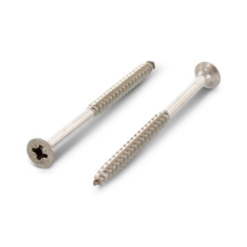 Senkkopf-Holzbauschrauben mit verstärktem Kopf Art. 9050 A4 5,0X70/42 Z (100 Stück)