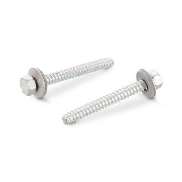 Fassadenbauschrauben mit Zapfen Dichtscheibe 16 mm Art. 9057 A2 BZ 6,3X100 (100 Stück)