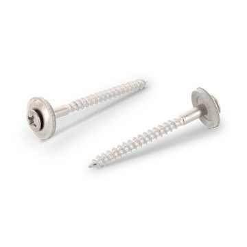 Spenglerschrauben 2tlg. mit Dichtscheibe 15 mm Art. 9067 A2 4,5X25 Z (200 Stück)
