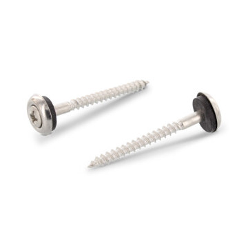 Spenglerschrauben 3tlg. mit Dichtscheibe 15 mm Art. 9067 A2 4,5X120 Z (100 Stück)