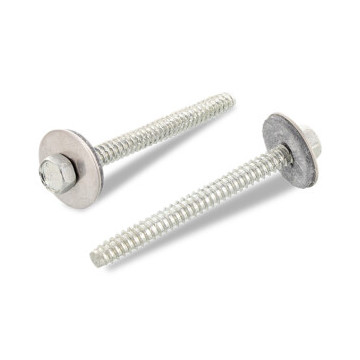Fassadenbauschrauben mit Zapfen Dichtscheibe 22 mm Art. 9098 A2 BZ 6,3X75 (100 Stück)