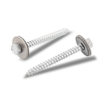 Fassadenbauschrauben mit Spitze Dichtscheibe 22 mm Art. 9098 A2 A 6,5X115 (100 Stück)