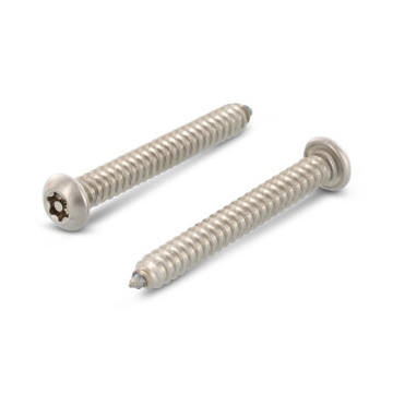 Flachrundkopf-Sicherheitsschrauben mit ISR + Pin Art. 9120 A2 C 6,3X19 TX-PIN 27 (100 Stück)