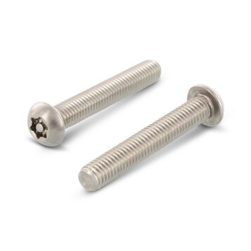 Flachrundkopf-Sicherheitsschrauben mit ISR + Pin Art. 9121 A2 M6X35 TX-PIN 30 (100 Stück)