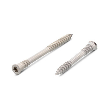 TBS-Drill Zyl.-Holzbauschrauben, Unterkopfgewinde Art. 9243 A4 5,5X60/24 TX25 (100 Stück)