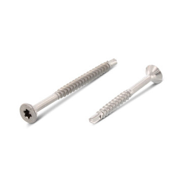 Seko-Holzbauschrauben mit Bohrspitze Art. 9244  1.4006  6,0X120/70 TX30 (100 Stück)