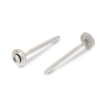 Spenglerschrauben 2tlg. mit Dichtscheibe 15 mm Art. 9287 A2 4,5X20 TX25 (100 Stück)