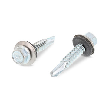 Sechskant-Bohrschrauben, Bohrleistung 6 mm Art. 9604 A2 5,5X30 DS 14 mm (500 Stück)