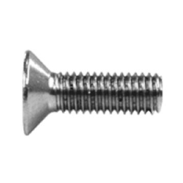 Binnenzeskantschroef met verzonken kop M10 x 25 mm RVS-304 mat geslepen Edelstahl-304
