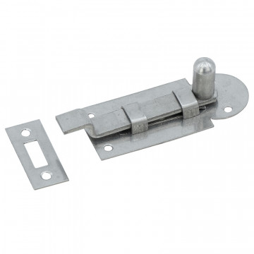 Schieber mit Biegung 60 mm Edelstahl