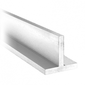 Edelstahl T-Profil lasergeschweißt 40 x 40 x 5 mm Edelstahl-304 blank
