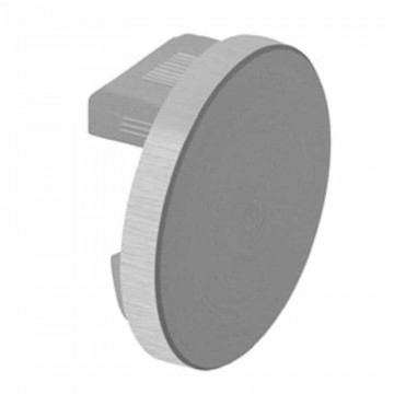 Flache Endkappe für U-Profilrohr, 42,4 x 1,5 mm, Easy Hit, Modell 6732, Aluminium (eloxiert)