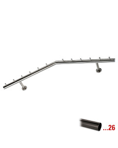 Garderobe Leonique Schwarz Design 1250 mm
