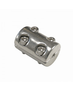 Klemmring 2-tlg. mit 4 Schrauben 4 mm M4 22 x 27 mm Edelstahl-316 (A4)