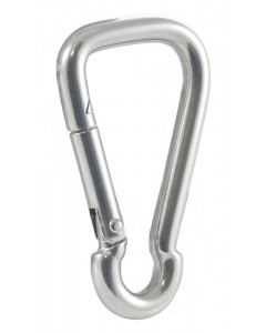 Karabinerhaken asymmetrisch 6 x 60 mm Edelstahl-316 (A4)