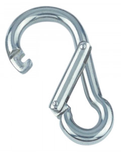 Karabinerhaken mit Spezialverschluss 8 x 80 mm Edelstahl-316 (A4)