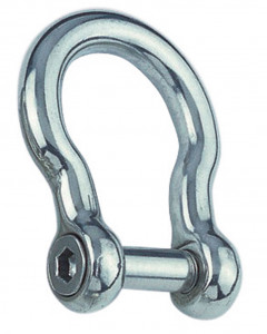 Rundsch&auml;kel geschweift mit Innensechskant 4 mm Edelstahl-316 (A4)