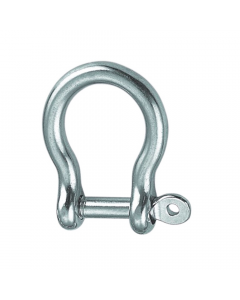 Rundsch&auml;kel geschweift mit unverl. Bolzen 4 mm Edelstahl-316 (A4)